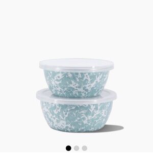 Set of Two Golden Rabbit Brand Bowls with Lids